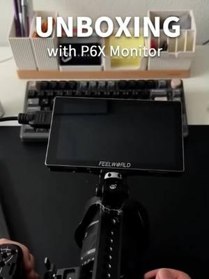 Unboxing the P6X field monitor—versatile, sharp, and designed to take your work to the next level.By @magency.de #feelworld #feelworldmonitor #cameragear #filmmaker #cinematography #contentcreator