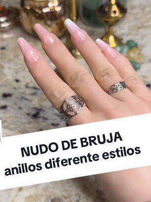 Replying to @Kensy Velásquez 🥰 Estos son los anillos de NUDO DE BRUJA que tengo disponibles #nudodebruja #witchknot #celticjewelry #witchyjewelry #wicca 