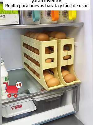 Esta caja automática para huevos es muy práctica, no ocupa espacio en el frigorífico y tiene capacidad para 30 huevos. #eggholder #kitchen #eggstoragerack #dealsfordays #TikTokShop #TikTokShopLoveAtFirstFind #spotlightfinds #fyp #TikTokShop #tiktokshopfinds 