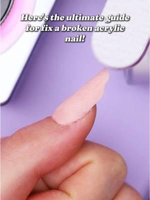 💕Here’s the ultimate guide for fix a broken acrylic nails💕 #acrylicnails #acrylicnailtutorial #nailtutorial #nails #nailart #nailtech #naillove #fypシ #foryoupage 