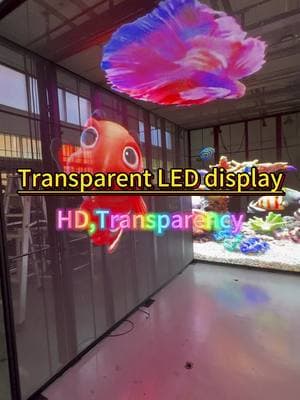 This is latest  transparent LED 3D display technology， 3D display effect High transparency High definition display Beautiful appearance Easy installation Turn on the power to play the video #nakedeye3d  #3Ddisplay  #ledsigndesign  #ledtransparentfilm  #leddisplay  #ledtransparencescreen  #ledglassscreen  #ledwall  #ledscreen  #filmtransparent  #ledfilm  #LEDvideowall  #LEDPoster  #SmartLED  #ledlight   #HTURGBFILM  #HTURGB