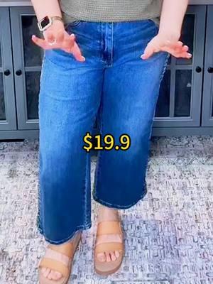 Judy Blue High Rise Medium Wash Side Braid Cropped Wide Leg Jeans The best tummy control wide leg jeans! #jeans #widelegjeans #tummycontroljeans #tummycontrol #freckledpoppy #croppeddenim #croppedjeans #tiktokover30 #fallfashiontrends #OOTD #judybluejeans #judybluedenim #judyblues 