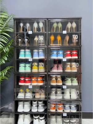 A shoe cabinet can hold all types of shoes, making your home neat and beautiful #shoecabinet #TikTokShop 