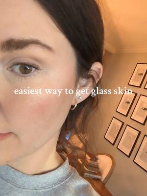 The easiest glass skin out there! @SKINN Cosmetics @Dimitri James ❤️🥰 #glassskin #skinncosmetics #glassskintreatment 