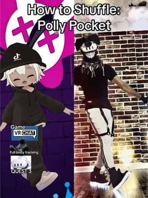 📝🤔👌TURORIAL: Polly Pocket Shuffle #dance #turorial #pollypocket #kyleexum #vrchat #vrc #virtualreality