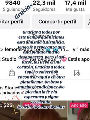 Gracias! Gracias a todos por  este tiempo que hicimos esta amistad a distancia. Gracias a tik tok Por tan buenos ratos. Gracias a todos de corazón.♥️ #gracias #graciasporelapoyo #graciastiktok #amistad #amistades #extrañar #losllevoenmicorazon #contenido #paratii #paratiiiiiiiiiiiiiiiiiiiiiiiiiiiiiii #foryourpage #foru #enparatii #foryoupageofficiall ♥️✨🌺✨♥️@Candy Elizalde ❤️🍭❤️ Gracias Gracias Gracias..🙏🌸✨