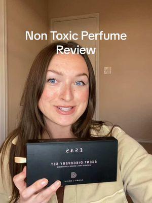 Non toxic perfumes finally exist!!🫶🏼 I’ve linked to the discovery set in this video so you can try them too! I literally love them so much, and they last a long time!! @esasnyc  #nontoxicliving #nontoxicbeauty #nontoxicproducts #nontoxicperfume #cleanfragrance #cleanproducts #natural #esas 