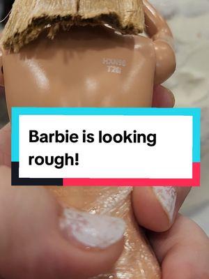 I've never seen anything like this 🤣  This @barbie has been through it! #cakedecorating #barbiecake #baker #cake #barbie #barbiegirl #whathappened #fypシ 