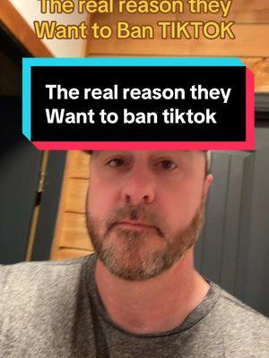 #tiktokban #freethinker #smarter #wethepeople #think the reason they want to ban tiktok 