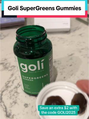 Replying to @Becks Davis getting your daily greens has never been easier! Goli SuperGreens gummies our convenient and taste pretty good! #goli #supergreens #goligummies #supergreensgummies