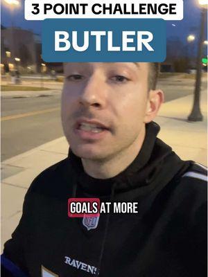 3 Point Challenge: BUTLER Can I walk on to a division one basketball court and make a 3 point shot? #butler #basketball #collegebasketball #bulldogs #3pointshooter #bigeast #d1 