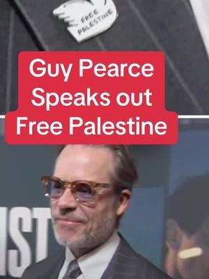 #guypearce #thebrutalist Guy Pearce Speaks out for Freedom 