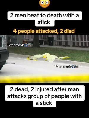 2 homeless people beat to death with a stick #florida #Miami #miamibeach #miamiflorida #crimejunkie #truecrime #murder #murdermystery #murdermystery2 #homeless #homelesspeople #fyp #fypシ #viral #viralvideo #tvmoments🙆🏻‍♂️📺  