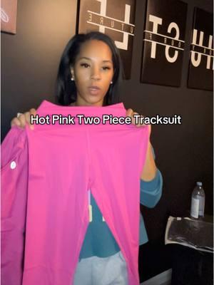 Tracksuit available in 15 colors and less than $20. Now go be cute #twopieceset #tracksuit #GymTok #workoutfit #hotpink #ladieswear #loungewear #gymwear #sportswear #cute #TikTokShop #ttsacl #spruce #reviews #trendy #womenswear 