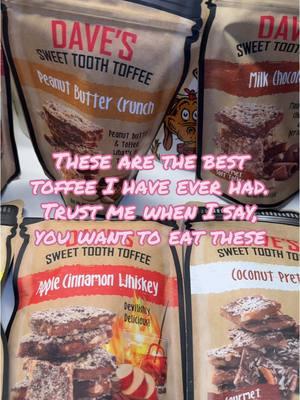 My favorite guilty pleasure #davestoffee #toffee #sweets #sweettooth #winterfinds #newyearnewaura #isntitamazing #delicious 