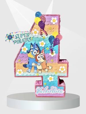 PIÑATA BLUEY🌸 #bluey #blueytok #blueyandbingo #pinata #pinataspersonalizadas #piñata #party #fiesta 