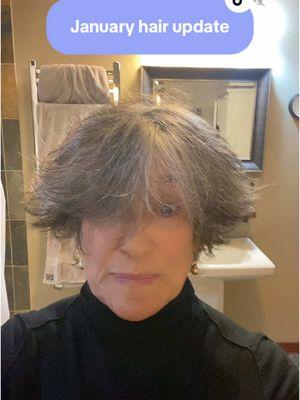 January Hair Update…Menopause sucks but there are ways to bring you back! #menopause #hairthinning #happinessexpert #happylife #collagen 