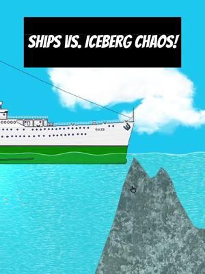 Ships Vs. ICEBERG Chaos! Floating Sandbox #Neotastic #Floatingsandbox