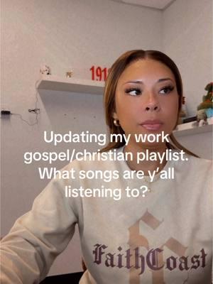 What worship songs are yall listening to on repeat?  #christiantiktok #worshipmusic #musicplaylist #applemusic #churchtiktok #womanofGod 