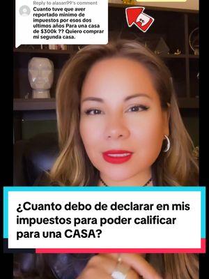 Replying to @alasan99 La mejor manera de saber cuánto necesitas declarar en tus impuestos para poder comprar una casa es calcular tu ingreso neto anual, Calcula tu relación deuda-ingresos (DTI): Los prestamistas generalmente buscan que tu relación entre deuda e ingresos no supere un cierto porcentaje, usualmente entre el 36% y el 43%. Contacta a un banco o entidad financiera, para obtener una preaprobación. Ellos revisarán tu historial crediticio, ingresos, deudas y otros factores para decirte cuánto podrías calificar para financiar. ➡️ Para recibir una asesoría personalizada, te sugiero que agendes una cita sin costo alguno. #HoustonRealtor #bestrealtor #firsttimehomebuyer #primeroscompradoresdecasa #impuestos #income #debtfree #mortgageloan #deudas #prestamos 