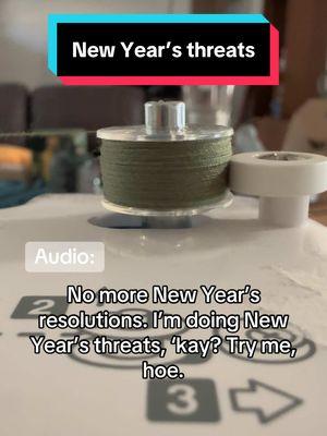 #newyears #newyearseve #newyearsresolution #newyearsresolutions #newyearsday #newyearnewmio #newyearnewmio #sewing #sewingtiktok #sewingforyoupage #bobbin #bobbinthread #sewingmachine #janome #janomemachine 