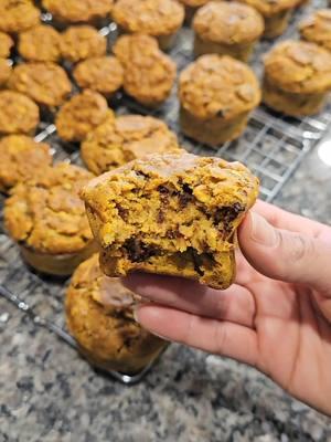 #homemade #pumpkin #sweetpotato #protein #sourdough #chocolatechunk #muffins  my in-laws requested more since they tried them last time I made them 🥰