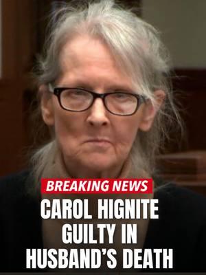 #BREAKING: #CarolHignite has been found GUILTY of beating her husband with a hammer and leaving him alone for days, causing his death. The jury also gave their recommended prison sentence.  #CourtTV Read more, link in bio. #courttvshow #courttvtiktok #courttvlive #courttvlivestream #courttvnetwork #criminal #trial #reaction #verdict #breakingnews #hignite #guilty #beating #death #prison #jury #leonhignite #sentence #sentenced