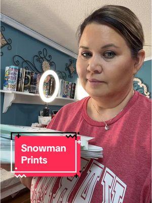 Snowman prints #snowman #winter #frosty #snow #hkbdesign #graphictshirts 