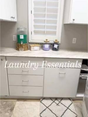 “Making laundry day a little more stylish and a lot more organized! 🧺✨ Canisters for detergent, pods, and refresh beads keep everything neat, tidy, and within reach. Because even the smallest details can make a big difference. Who says functional can’t be beautiful? 🌿 #LaundryOrganization #LaundryRoomGoals #HomeOrganization #TidySpaces #StylishStorage #OrganizedLiving #LaundryInspo #FunctionalDecor #CleanAndTidy #DeclutterYourSpace #LaundryRoomStyle #OrganizedHome #HomeGoals #SimpleAndChic #ModernStorage 