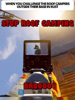 WHEN YOU CHALLENGE THE ROOF CAMPERS OUTSIDE THEIR BASE IN RUST - Cred xiMortalTV #rust #rustpc #playrust #rustgame #rustclips #rustgameplay