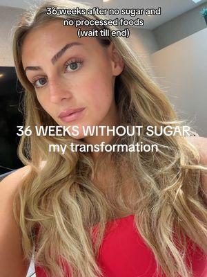 who’s joining me doing the no sugar lifestyle this month? 👀🤫 if you’re thinking about cutting sugar and eating cleaner, healthier foods — this is your sign to do it. it’s so worth it, plus I feel so much better mentally!! let me know your questions in the comments 🩷 #NoSugarJourney #CleanEating #AcneTransformation #NoProcessedFoods #SkinGlowUp #SlimmerFace #HealthyLifestyle #TransformationJourney #36Weeks #NoSugarLife 