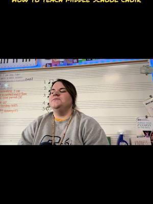 My 8th graders have never sung like this. Sometimes I worry if I’m going deaf during their class because I cannot physically hear them. Turns out they just need me to consult tik tok for the latest trends 😬 #middleschool #middleschoolteacher #middleschoolchoir #choirteacher #choir #chorusteacher #raiseyouryayaya 