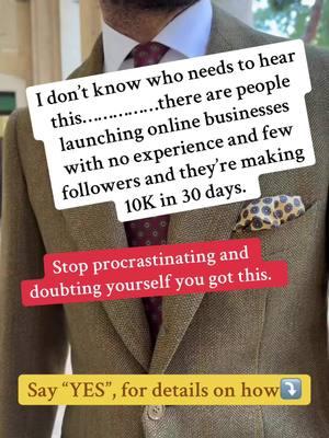 Stop procrastinating you’ve got this.  It’s time to launch.    There are people with a few followers and new to online business that are making 10 K in 30 days.  You can do the same if you stop procrastinating and get busy. If you want details, say yes, in the comments and I’ll send you information.   #creatorsearchinsights #Overworked #Workaholic #Exhausted #BeYourOwnBoss #MakingMoneyOnline #AutomatedBusiness #DigitalMarketing #DailyPay 