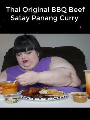 Thai Original BBQ Beef Satay Panang Curry and BBQ Ribs Mukbang (Part 2) #HungryFatchick #trending #cooking #Recipe #eating #mukbang #asmrsounds #mukprank #fyp #foryou #seafood 