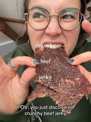 The most satisfying crunch #elranchito #beefjerky #crunchyjerky #asmr #crunchy #crunch #