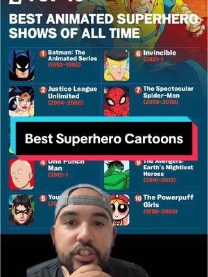 The best superhero cartoons. #BTAS #Batman #SpiderManAnimatedSeries #XMenAnimatedSeries #JusticeLeague #Spider-Man #TeenTitans #Superman  #greenscreen 