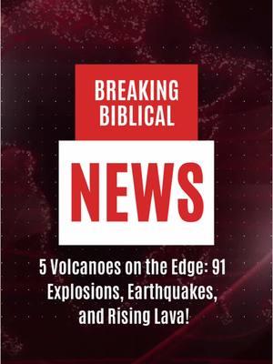 5 Volcanoes on the Edge: 91 Explosions, Earthquakes, and Rising Lava! #earthquake #volcano #iceland #indonesia #nicaragua #hawaii #weather #Jesus #endtimes #news #bible #biblestudy #holyspirit Ty#breakingnews #christiannews #fastnews #christianitytiktok #christianity #christiantiktok #christian #church #churchtiktok #faith #pray #prayer #signsfromabove #faithnews #verseoftheday #newsoftheday