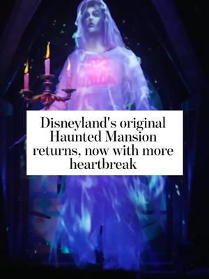 Description When Disneyland's Haunted Mansion reopens Saturday in its classic, non-holiday form it will essentially mark the completion of a nearly year-long refurbishment project, one that added significant backstory and lore to one of the resort's most famed and mysterious attractions. #disneyland #hauntedmansion 