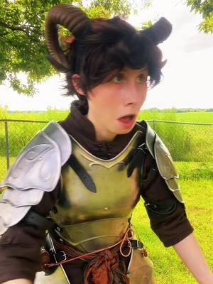 Oops  #cosplay #satyr #fantasy #costume #armor #fae #faetok #dnd #dndtiktok 