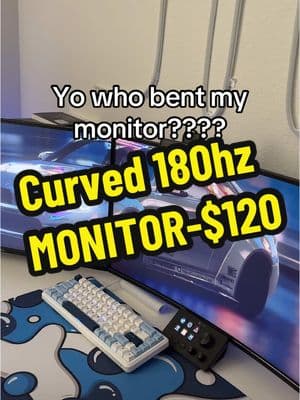 ON SALE RN FOR $120 #180hzmonitor #curvedmonitor #xshopreview #techreview #gamingmonitor #monitorcrosshair #setup #GamingSetup #gamingessentials #tech #gamingtok #techtok #MLBB8TH #gawfolkmonitor #gawfolk 