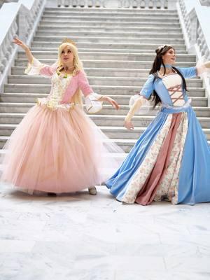 We HAD to dance to this while dressed up as the Princess and the Pauper 💕 Erika: @𝘈𝘵𝘩𝘦𝘯𝘢  Both dresses were made by me 👗 Video filmed by @Dylanpool ✨ . #princessandthepauper#barbiee #barbieprincessandthepauper #princessandthepaupercosplay #cosplay #princessanneliese #erikabarbie @barbie 