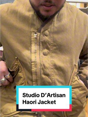 @Daniel Rivera1211 and Zach show off the new Studio D’Artisan Haori Jacket #fashiontok #denimtok #selvedgedenim #studiodartisan #jawnzenthusiasts #selfedge 