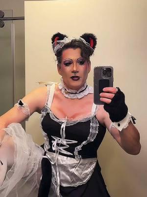 Replying to @mtscosplay #MissKitty #maiduniform #Maid #nonBinary #CatGirl 