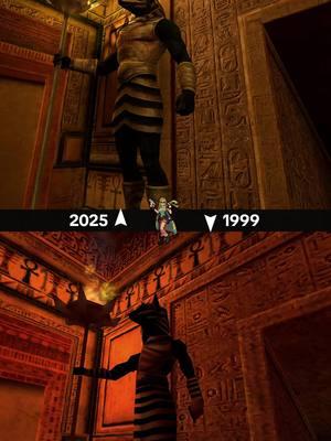 1999 vs. 2025. Turns out, the burial chambers in Tomb Raider: The Last Revelation just needed a little dusting to see the details. 🧹✨ #TombRaider #TombRaiderRemastered