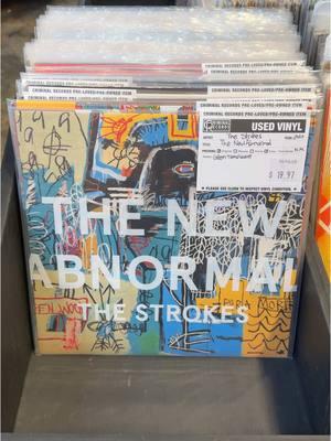 and probably the last new (used) arrivals on tiktok 1.17.2025 #criminalrecordsatl #recordstore #newusedarrivals #usedvinyl #thestrokes #kaliuchis #coloredvinyl 