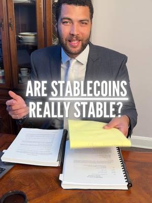 Stablecoins: Powerful but Not Perfect! 🚀 Follow for expert insights on navigating the world of crypto and financial stability. Attorney Advertising. #SecuritiesLaw #SecurityLaw #LegalFramework #RegulatoryCounseling #BlockchainCompliance #AMLCompliance #KYCCompliance #CorporateGovernance #TokenClassification #InsiderTrading #LegalSolutions #FederalLaws #CorporateLaw #TokenLaw #TradingLaw #ComplianceMatters #RegulatoryCompliance #FinancialRegulation #BlockchainLaw #LegalAdvisory