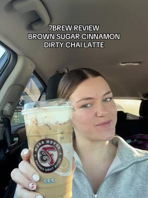 Another amazing new drink🤗 @7brewcoffee #7brew #7brewcoffee #coffee #coffeetime #coffeelover #brownsugar #cinnamon #icedlatte #dirtychai 