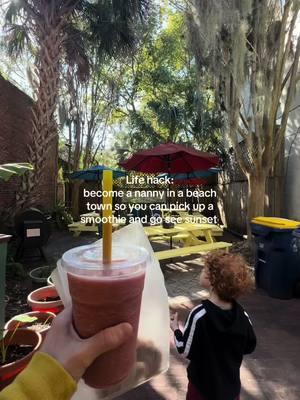 on another note that pink flamingo smoothie was 😙🤌🏼 #fyp #Summer #foryou #nanny #beachtown #livingatthebeach #local #fernandinabeach #beachsunset #twins #LifeHack 