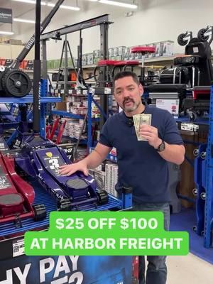 🚨 TWO killer deals this weekend at Harbor Freight: Save 10$ off your purchase of $50 or more...OR save $25 off your purchase of $100 or more. Get your coupon in the #HarborFreight mobile app!