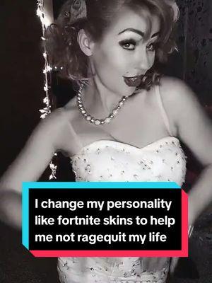 I AM SO GLAD MY LIFE IS NOT A DUMPSTER FIRE RN BECAUSE IT WAS WHEN I ORIGINALLY FILMED THIS. I WAS NOT IN A GOOD PLACE SO I WAS CREATING CHARACTERS I COULD BECOME IN ORDER TO SURVIVE A COMPLETE BREAKDOWN. I WOULD BECOME SOMEONE ELSE EVERY DAY, CHANGING MY PERSONALITY LIKE A #fortnite #skin #onthisday #2022#MARILYN#personality  #fyp 